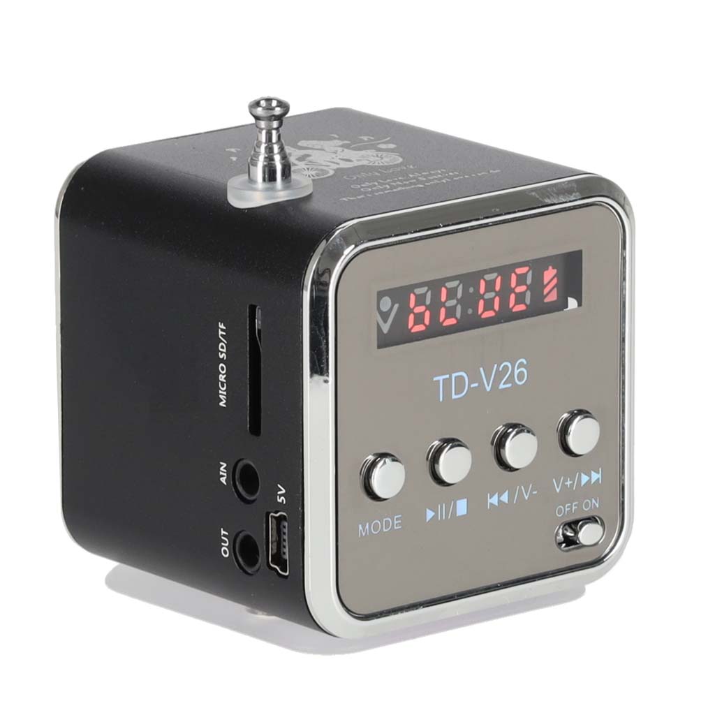 Radio akumulatorowe przenośne głośnik Bluetooth LCD TD-V26 - obrazek 5