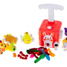 Wyrzutnia balonów samochód aerodynamiczny królik zestaw 23 elementy