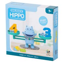 Waga szalkowa edukacyjna nauka liczenia hipopotam mini