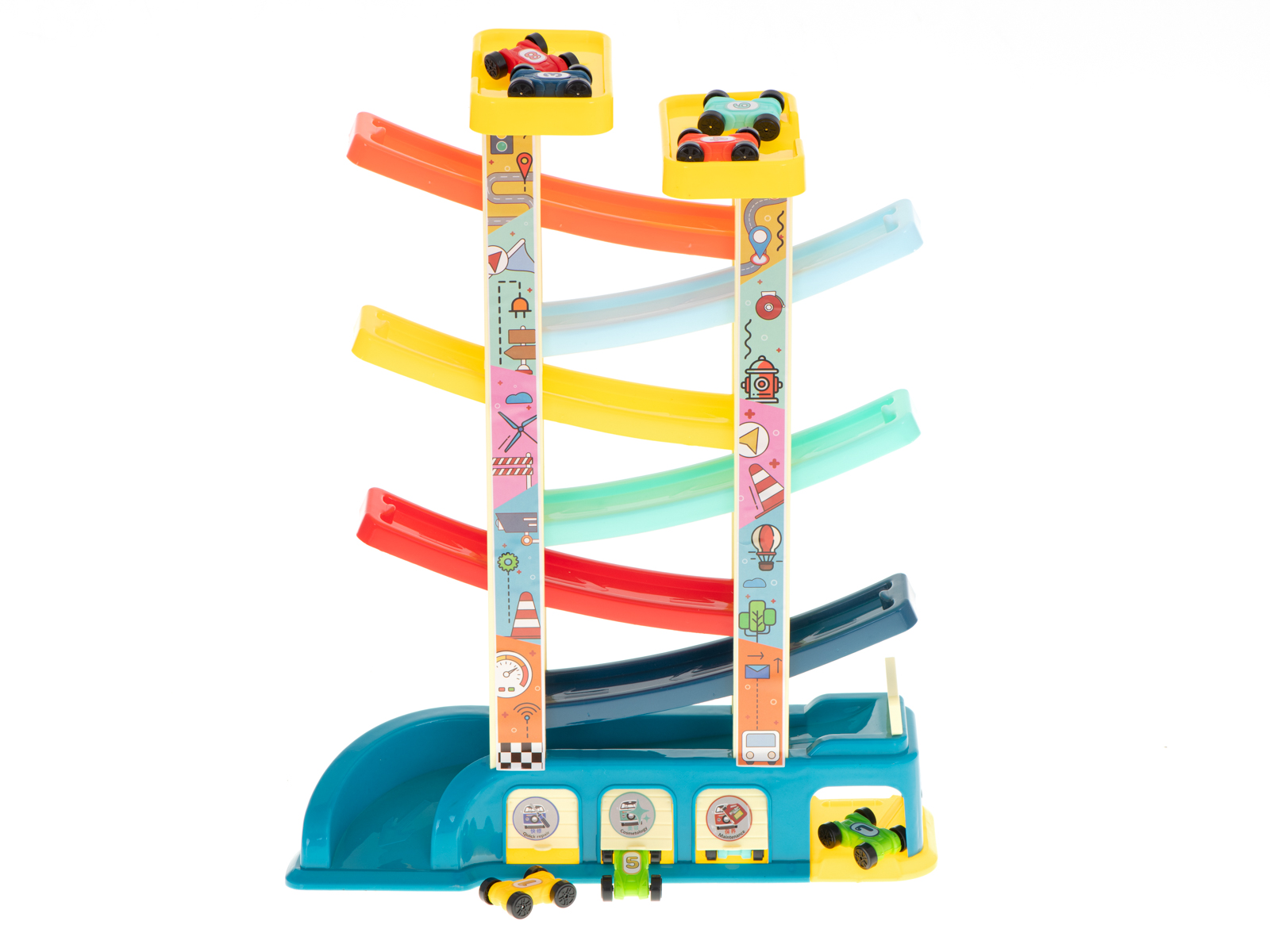 Tor samochodowy zjeżdzalnia garaż + 8 aut - obrazek 4