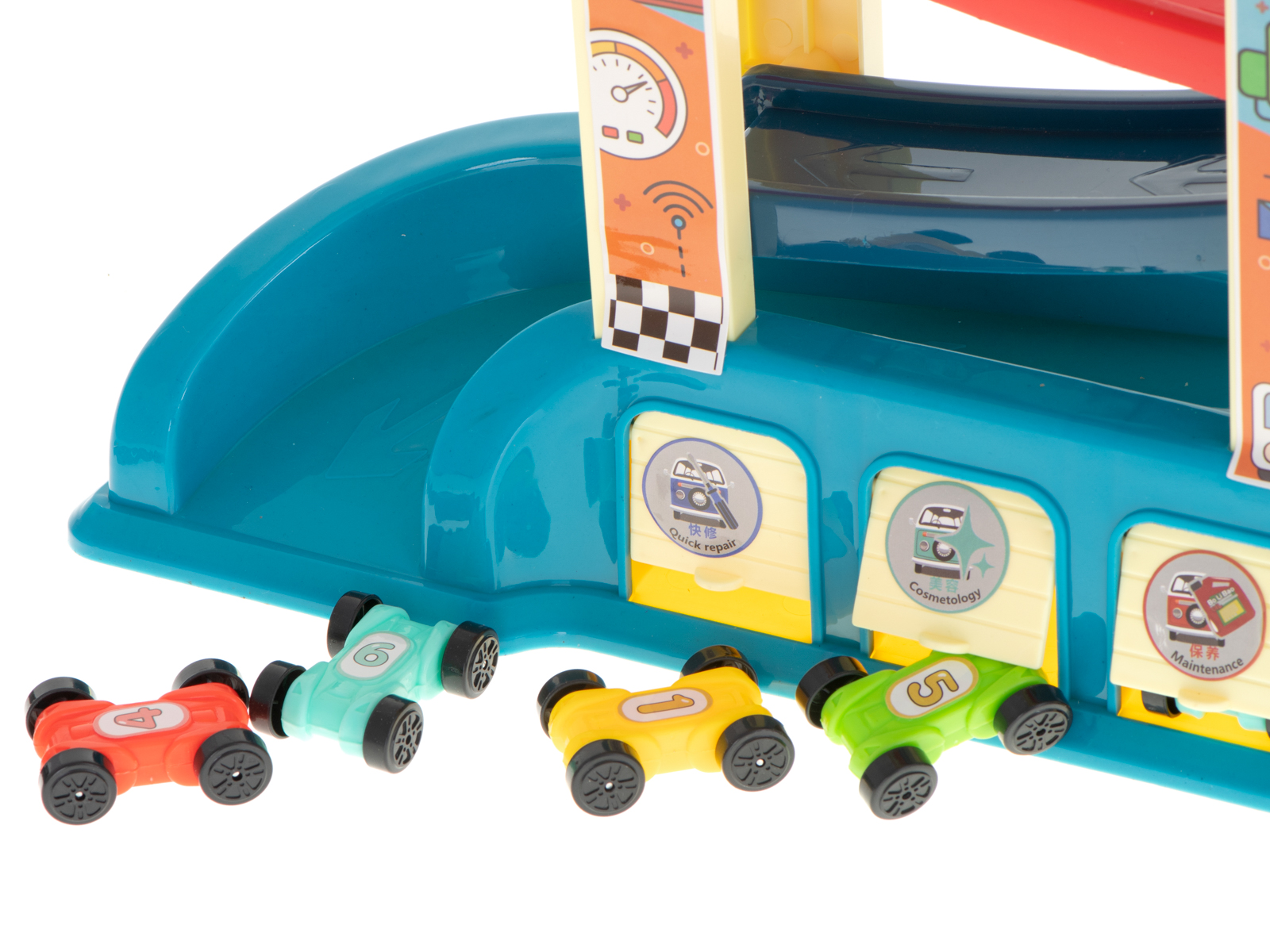 Tor samochodowy zjeżdzalnia garaż + 8 aut - obrazek 6