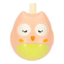 Wańka wstańka sowa sensoryczna kiwajka różowa