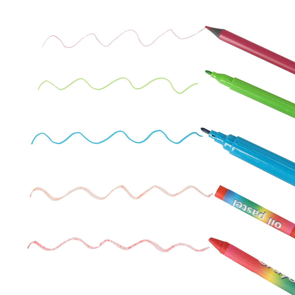 Zestaw plastyczny do malowania w walizce 208el niebieski - obrazek 8