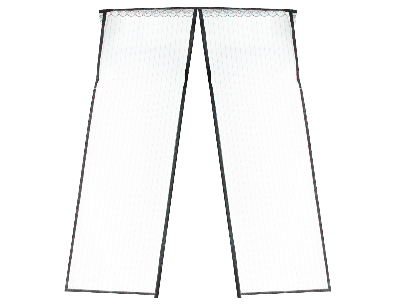 Moskitiera siatka magnetyczna na drzwi 110x220cm CZARNA - obrazek 3