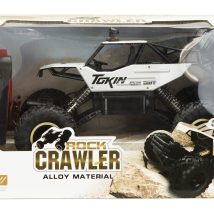 Samochód zdalnie sterowany na pilota RC Rock Crawler 1:12 4WD METAL srebrny