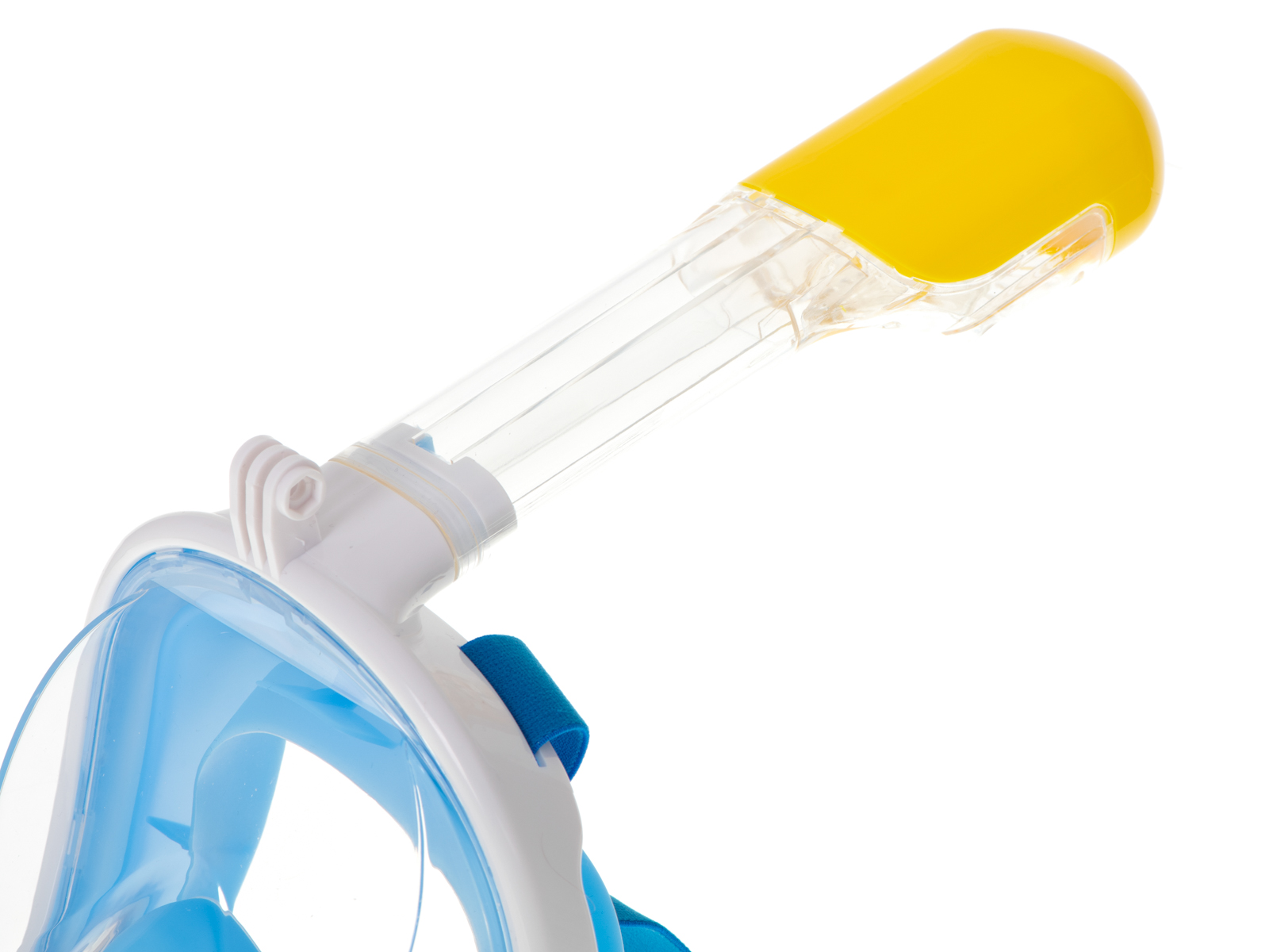 Maska do snurkowania pełna składana L/XL niebieska - obrazek 6