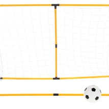 Bramka piłkarska treningowa z siatką + mata celownicza + piłka
