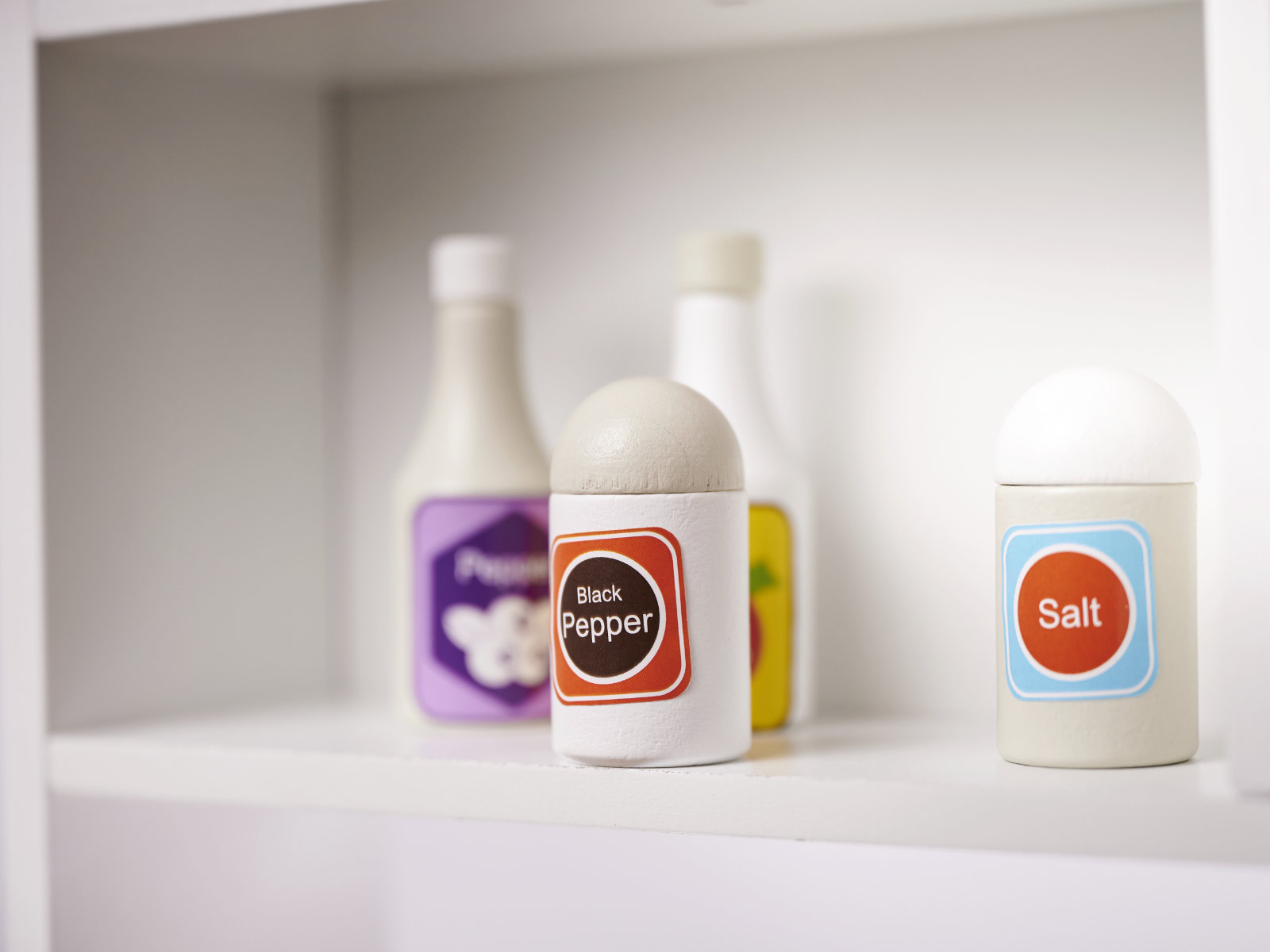 Kuchnia dla dzieci drewniana MDF MODERN CLASSIC akcesoria 82cm - obrazek 5