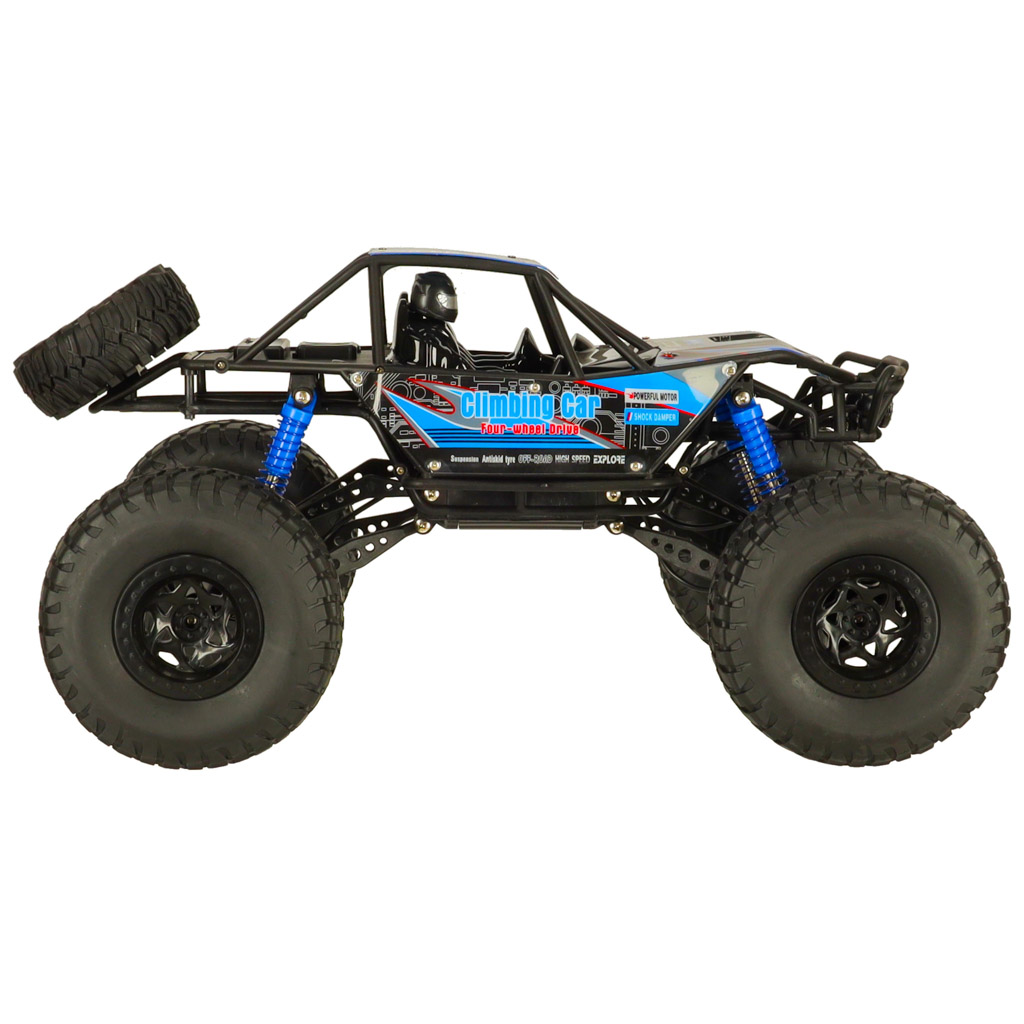 Samochód zdalnie sterowany na pilota RC Crawler Climbing Car 1:10 4WD 48cm niebieski - obrazek 5