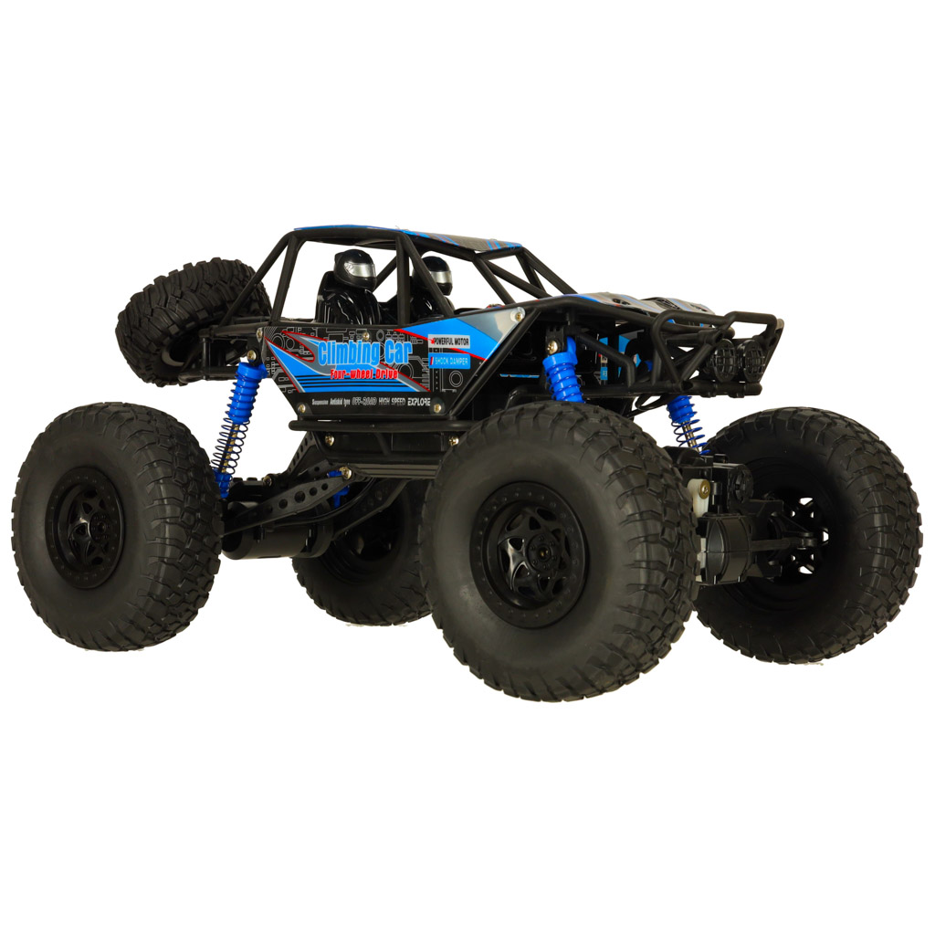 Samochód zdalnie sterowany na pilota RC Crawler Climbing Car 1:10 4WD 48cm niebieski - obrazek 8
