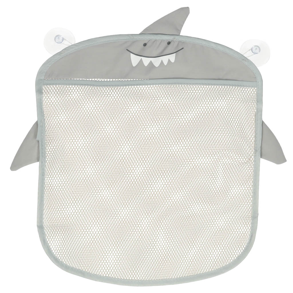 Organizer pojemnik na zabawki kąpielowy szary