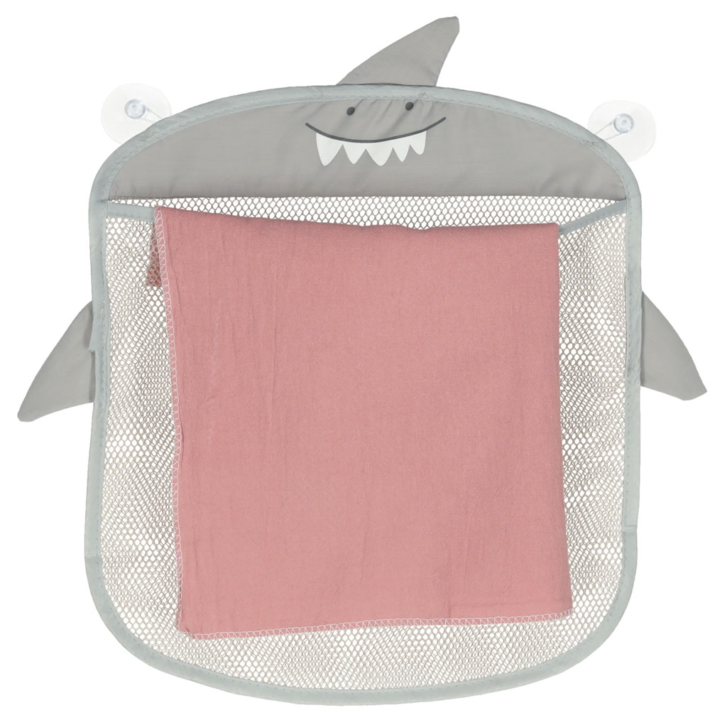 Organizer pojemnik na zabawki kąpielowy szary - obrazek 5