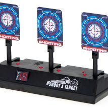 Tarcza do strzelania do wyrzutni karabinu elektroniczna strzelnica 3 cele licznik cyfrowy