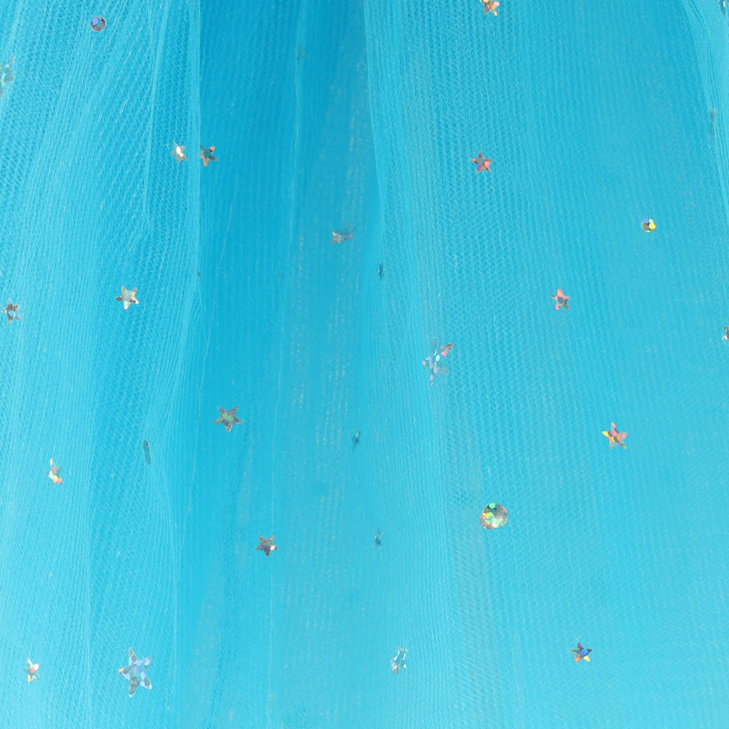 Kostium strój karnawałowy przebranie Jednorożec opaska+ spódniczka niebieski 3-6lat - obrazek 5