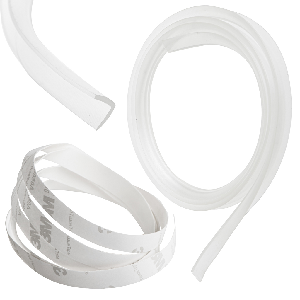 Taśma silikonowa zabezpieczająca kanty narożniki krawędzie transparentna 1m - obrazek 7