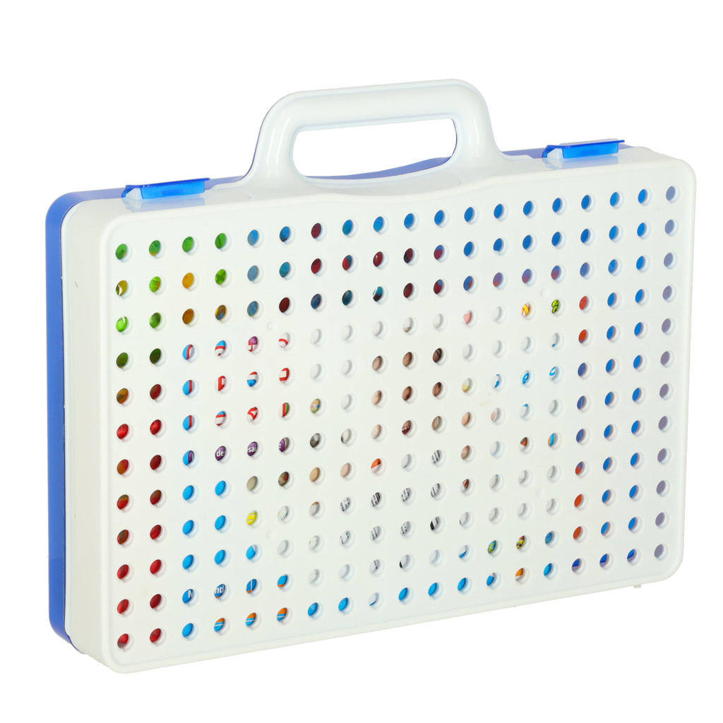 Wkrętarka wiertarka śrubki klocki konstrukcyjne zestaw majsterkowicza walizka 151 elementów - obrazek 3