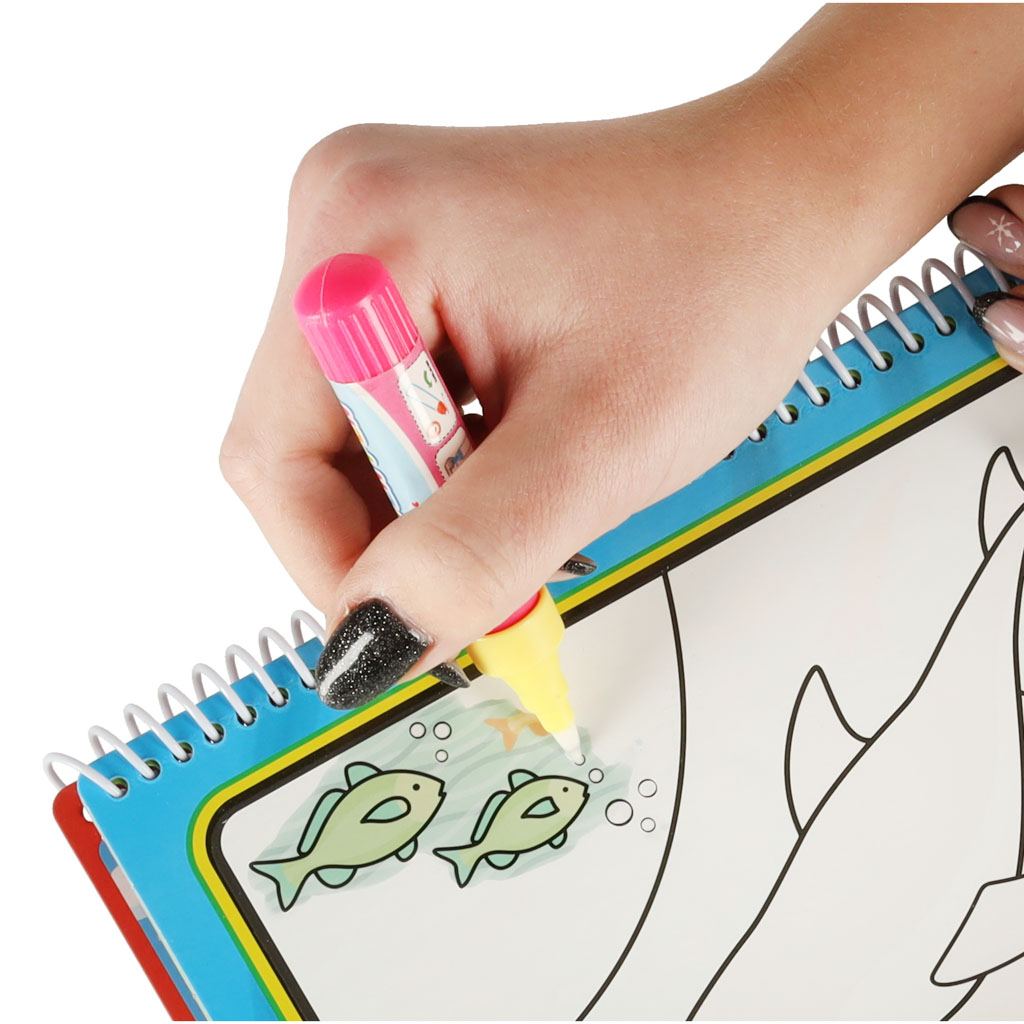 Kolorowanka malowanka Książeczka wodna z mazakiem - Farma - obrazek 6