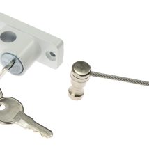 Zabezpieczenie okna blokada ogranicznik przed dziećmi uchylenia na klucz kluczyk