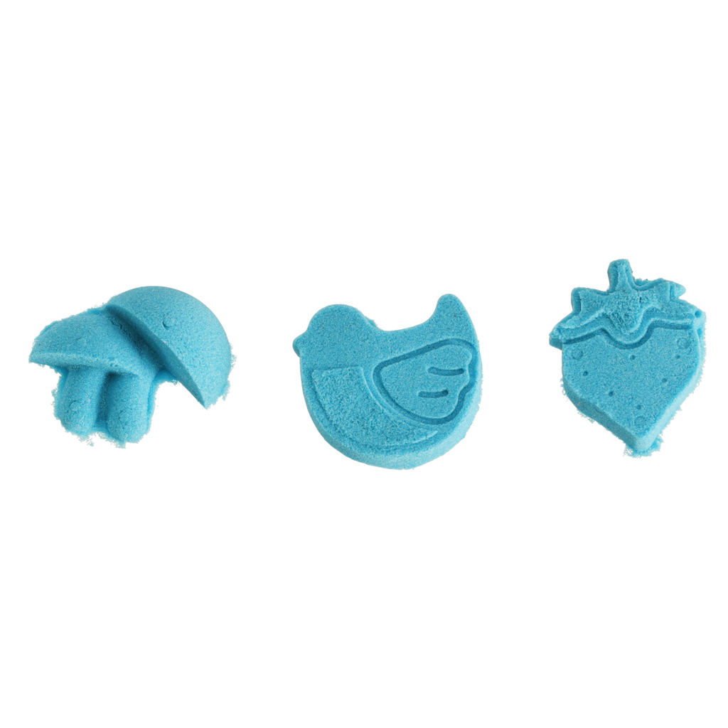 Piasek dla dzieci 1kg w woreczku niebieski - obrazek 3