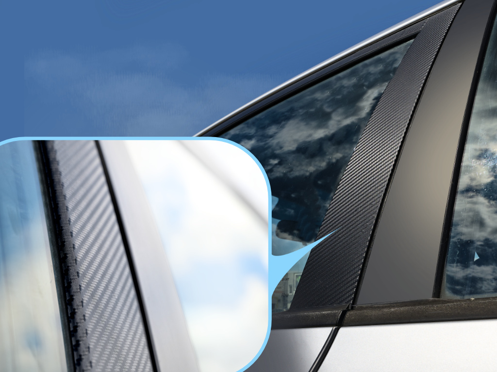 Folia rolka carbon 3D czarna 1,52x30m - obrazek 5