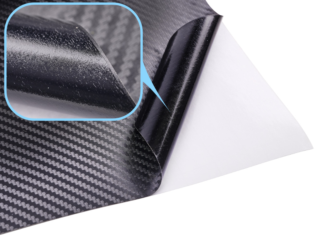 Folia rolka carbon 3D czarna 1,52x30m - obrazek 6