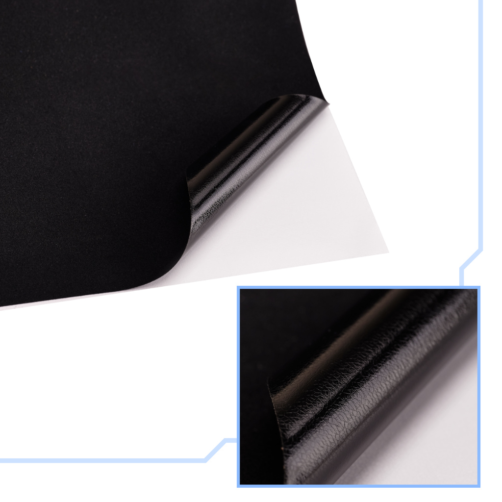 Folia rolka aksamitna czarna 1,35x15m - obrazek 5