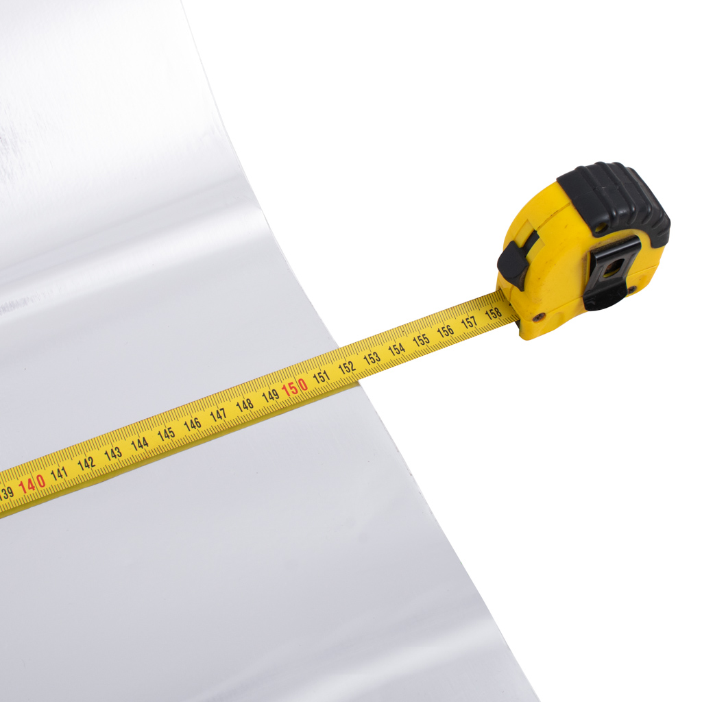 Folia rolka lustrzana lustro chrom srebrna 1,52x18m - obrazek 5