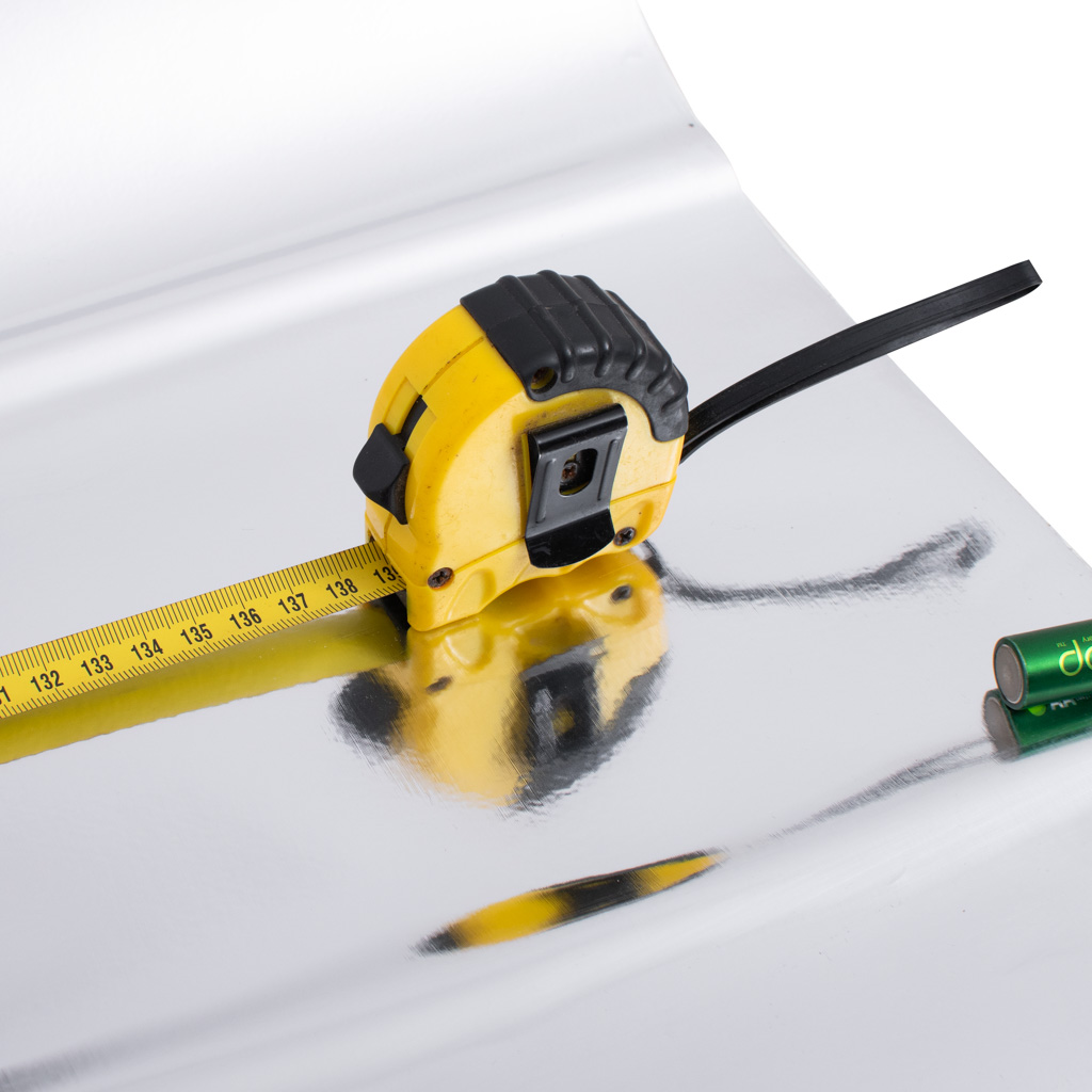 Folia rolka lustrzana lustro chrom srebrna 1,52x18m - obrazek 6