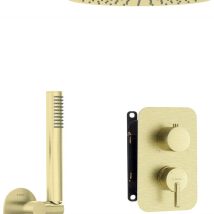 Zestaw prysznicowy podtynkowy z BOXem mieszaczowym – z głowicą prysznicową