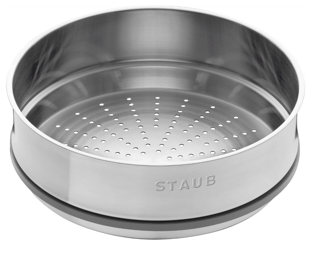 Garnek żeliwny okrągły z wkładem STAUB La Cocotte 40508-819-0 - 3.8 ltr. grafitowy - obrazek 3