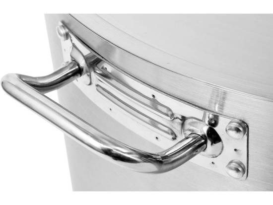 Garnek średni z pokrywką ze stali nierdzewnej 28x18 11,1L - obrazek 4