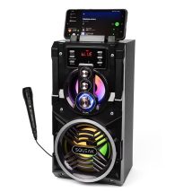 SQUEAK BEATBOXER BLUETOOTH 5.1 SPEAKER – GŁOŚNIK BLUETOOTH Z KARAOKE, RADIO FM, MICROSD, AUX I USB SQ1000