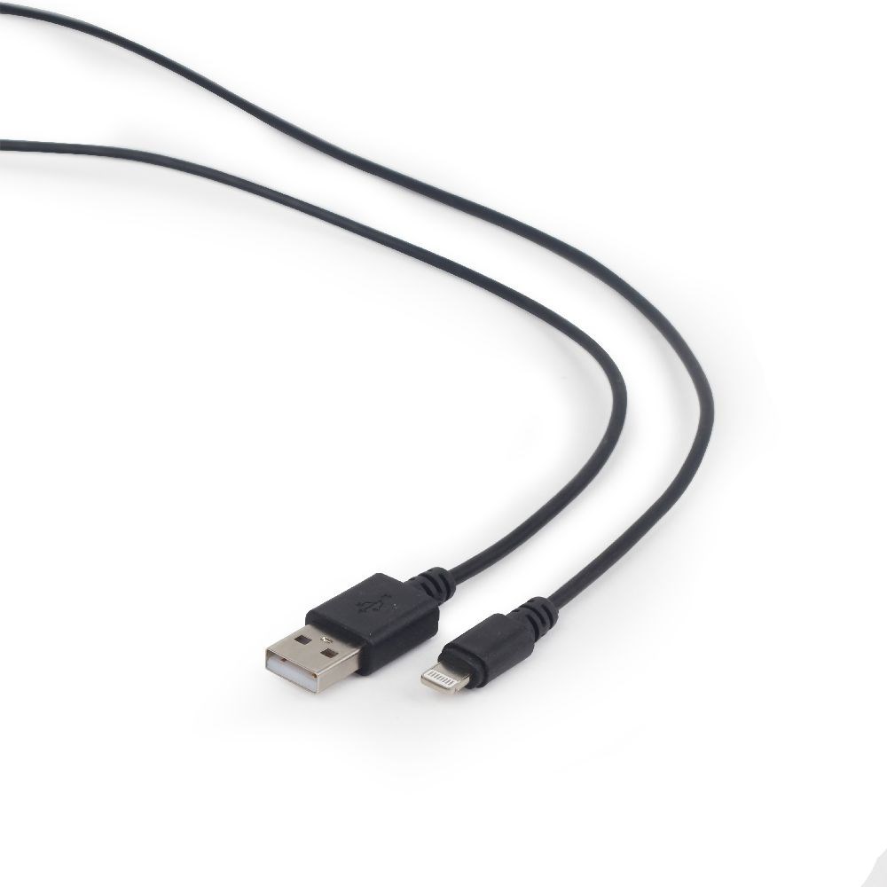 Kabel GEMBIRD CC-USB2-AMLM-1M (USB 2.0 M - Lightning M; 1m; kolor czarny) - obrazek 3