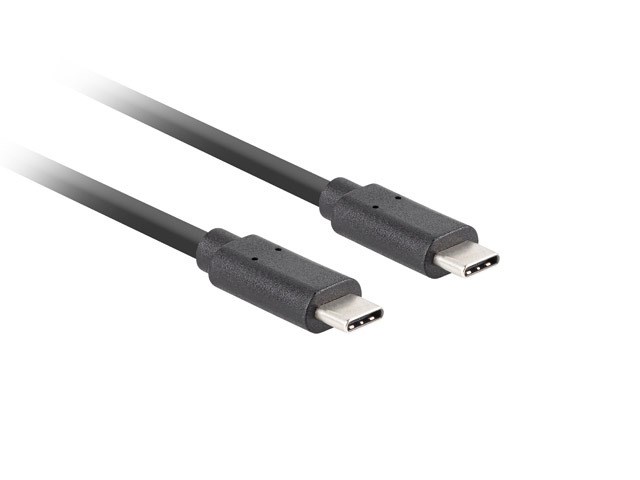 LANBERG KABEL USB-C M/M 3.2 GEN2 1.8M 10GB/S PD100W CA-CMCM-32CU-0018-BK - obrazek 4