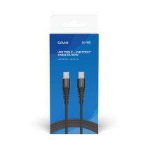 SAVIO KABEL USB TYP C – USB TYP C 5A, 2M CL-160