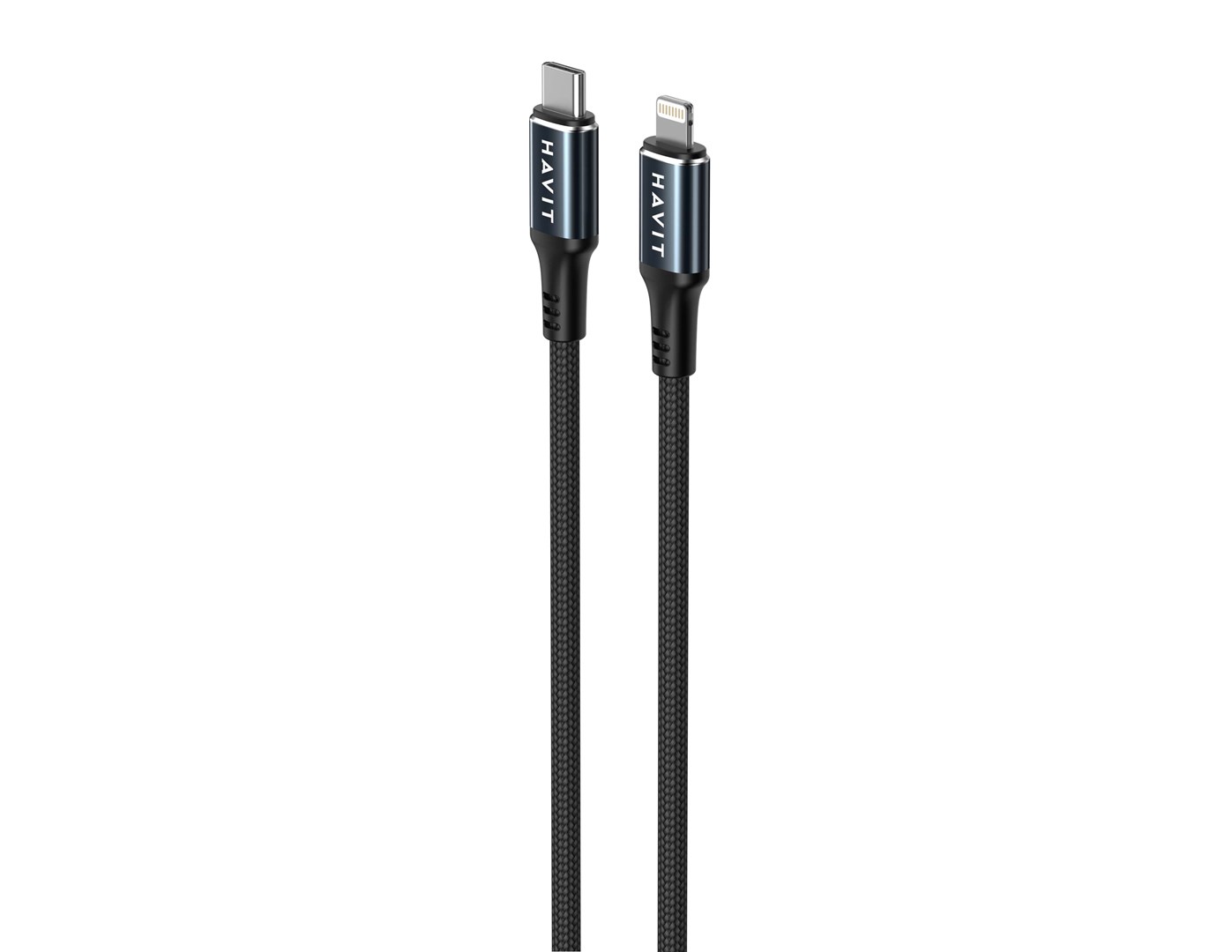 Kabel do ladowania Havit USB-C - Lightning CB6311 (czarny) - obrazek 3