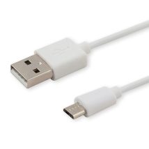 Kabel SAVIO CL-123 (Micro USB – USB 2.0 ; 1m; kolor biały)