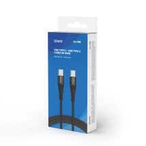 SAVIO KABEL USB TYP C – USB TYP C 5A, 1M CL-159