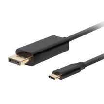 LANBERG KABEL USB-C(M)->DISPLAYPORT(M) 3M 4K 60HZ CZARNY CA-CMDP-10CU-0030-BK