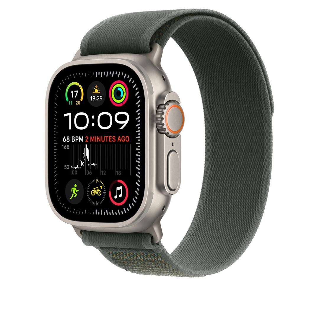 Apple MXTN3ZM/A inteligentne akcesorium osobiste Band Zielony Nylon, Poliester, Spandex, Tytan - obrazek 3