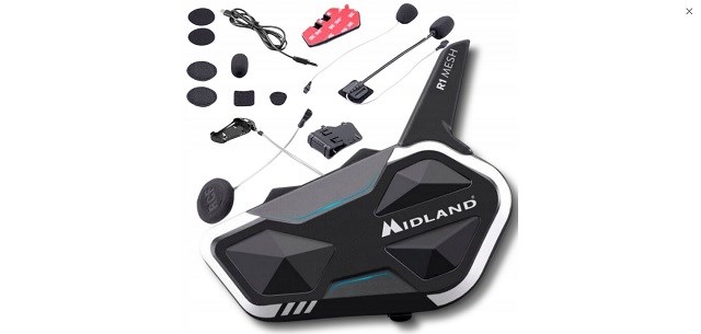 Interkom motocyklowy Midland R1 MESH SINGLE na 1 kask - obrazek 3