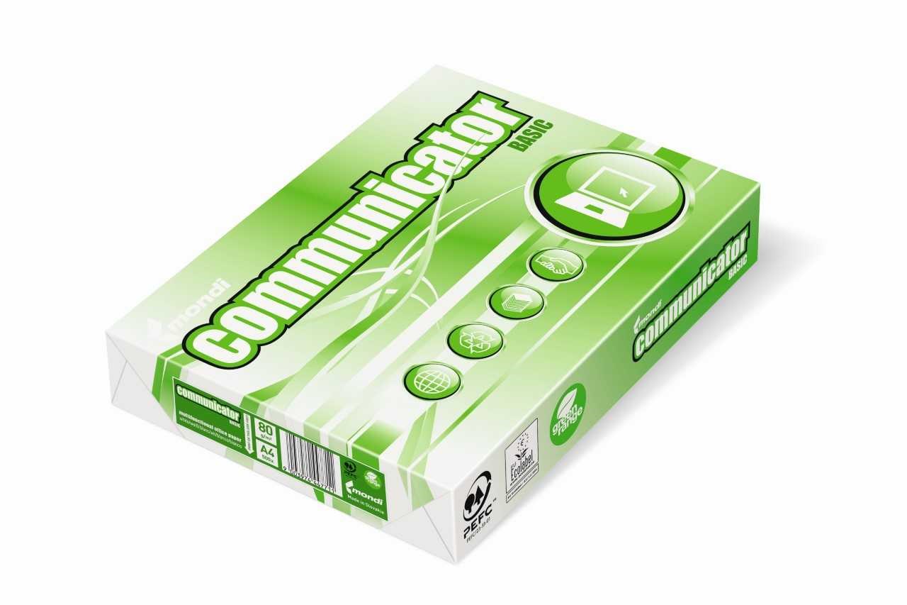 Papier xero ksero biurowy Mondi Communicator Basic 9488A80 (A4; 80 g/m2; 500 szt. arkuszy; papier biały) - obrazek 3