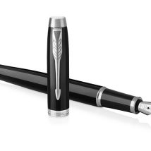 Parker IM wieczne pióro System napełniania nabojem Czarny, Chrom 1 szt.