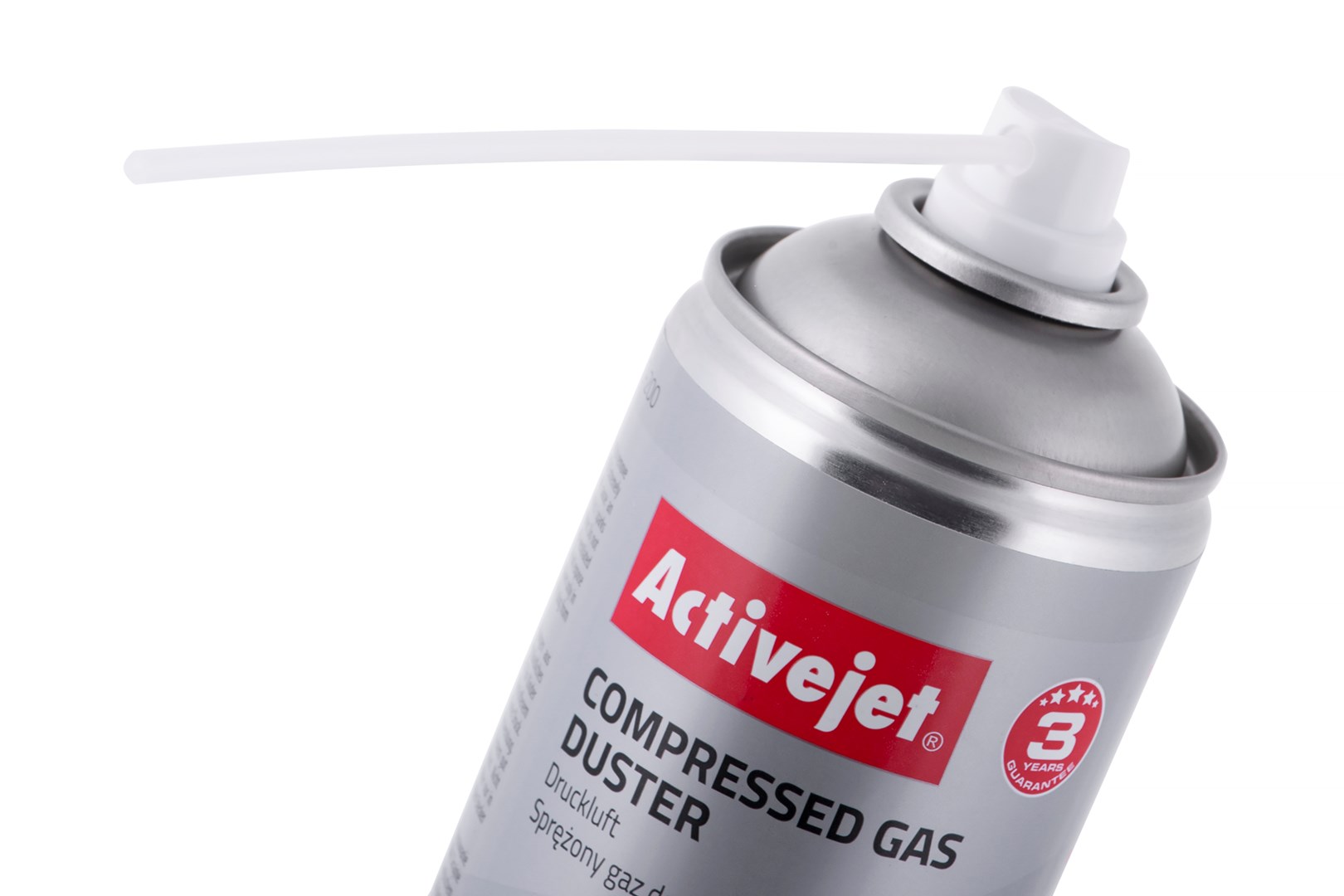 Activejet AOC-200 Sprężone powietrze (400 ml) Niezbędny w każdym biurze, i każdemu użytkownikowi komputera, uniwersalny środek czyszczący. Sprężone powietrze przeznaczone jest do czyszczenia elektroniki, komputerów, laptopów, smartfonów, drukarek - obrazek 4