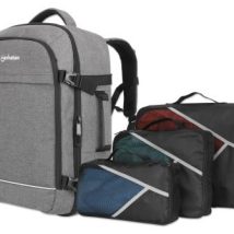 Manhattan 440370 torba na laptop 43,9 cm (17.3″) Plecak Szary