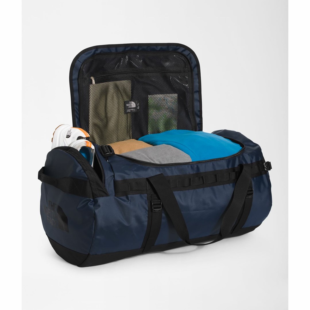 The North Face Base Camp Duffel L sportowa torba 95 l Poliester Czarny, Granatowy (marynarski) - obrazek 4