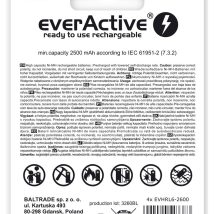Zestaw akumulatorków everActive Professional line EVHRL6-2600 (2600mAh ; Ni-MH)