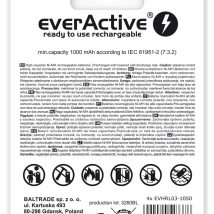 EVERACTIVE AKUMULATORKI R03/AAA NI-MH 550 MAH INFINITY LINE – BLISTER 4 SZTUKI EVHRL03-550