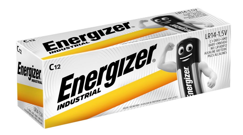 ENERGIZER BATERIA INDUSTRIAL PRO LR14 C R14 1,5V 12 SZTUK - obrazek 3
