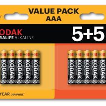 KODAK BATERIE ALKALICZNE XTRALIFE AAA LR3 5+5 (10PACK)
